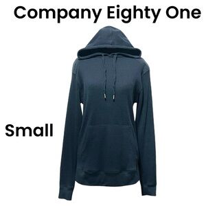 Company Eighty One Waffle-Knit Hoodie